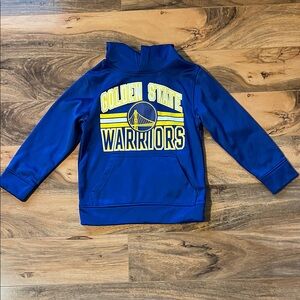 Golden State Warriors Youth XS Hoodie NBA Basketball Sweatshirt Royal Blue